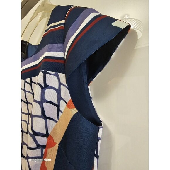 BNWT Ted Baker London Tribal WRENNIE Print Cap Sleeve Dress - Picture 6 of 12